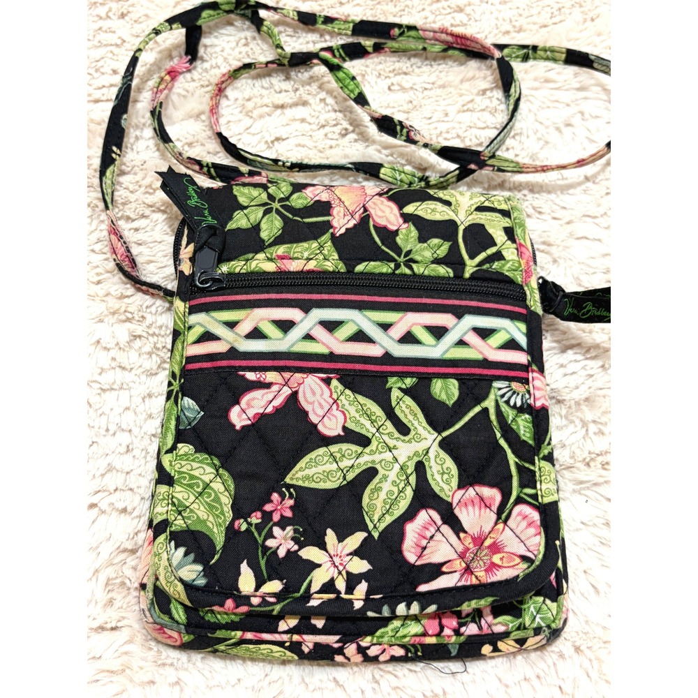 Vintage Y2K Cottage Grandmacore Vera Bradley Botanica Mini Hipster Crossbody Bag